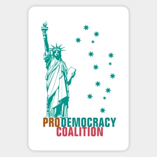 Pro Democracy Coalition Magnet